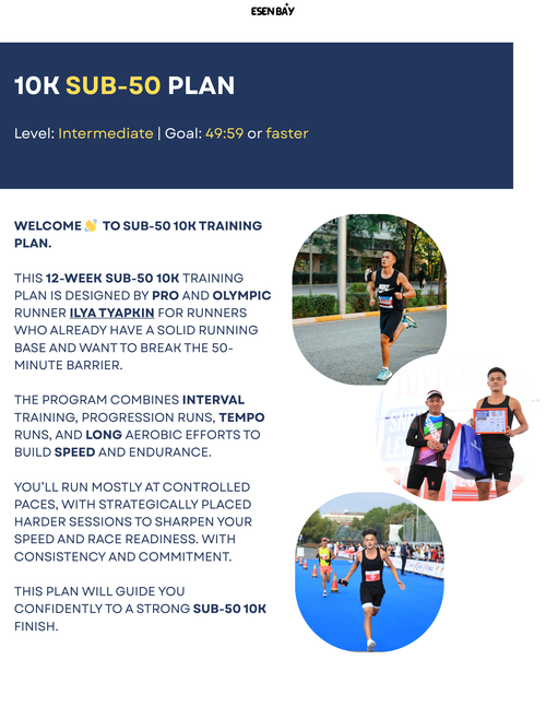 10K Sub-50 Plan: The "Breaking 50" 12-Week Roadmap