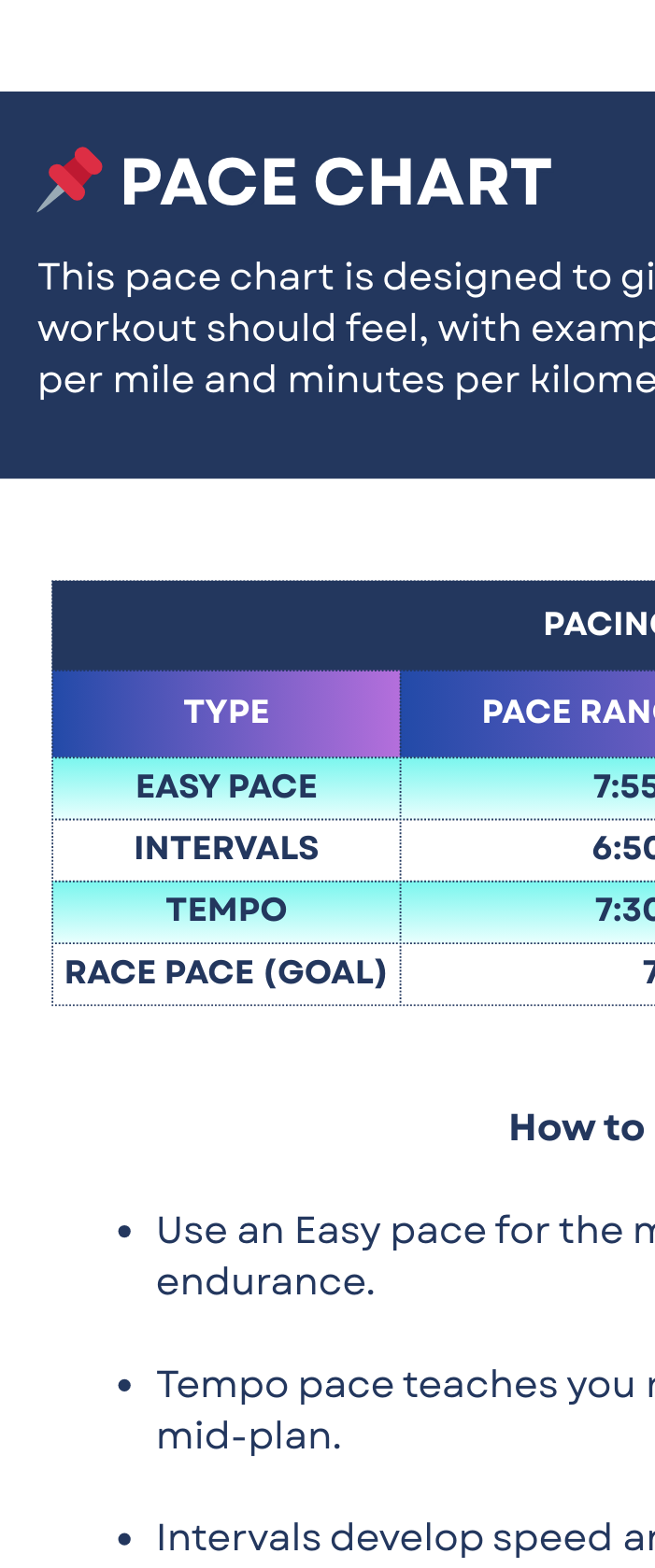 Half Marathon Sub-1:35 Plan