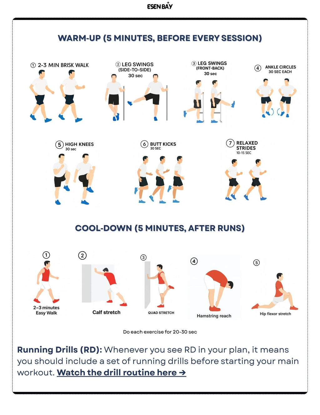 All Half Marathon Sub Plans Bundle (SAVE 50%)