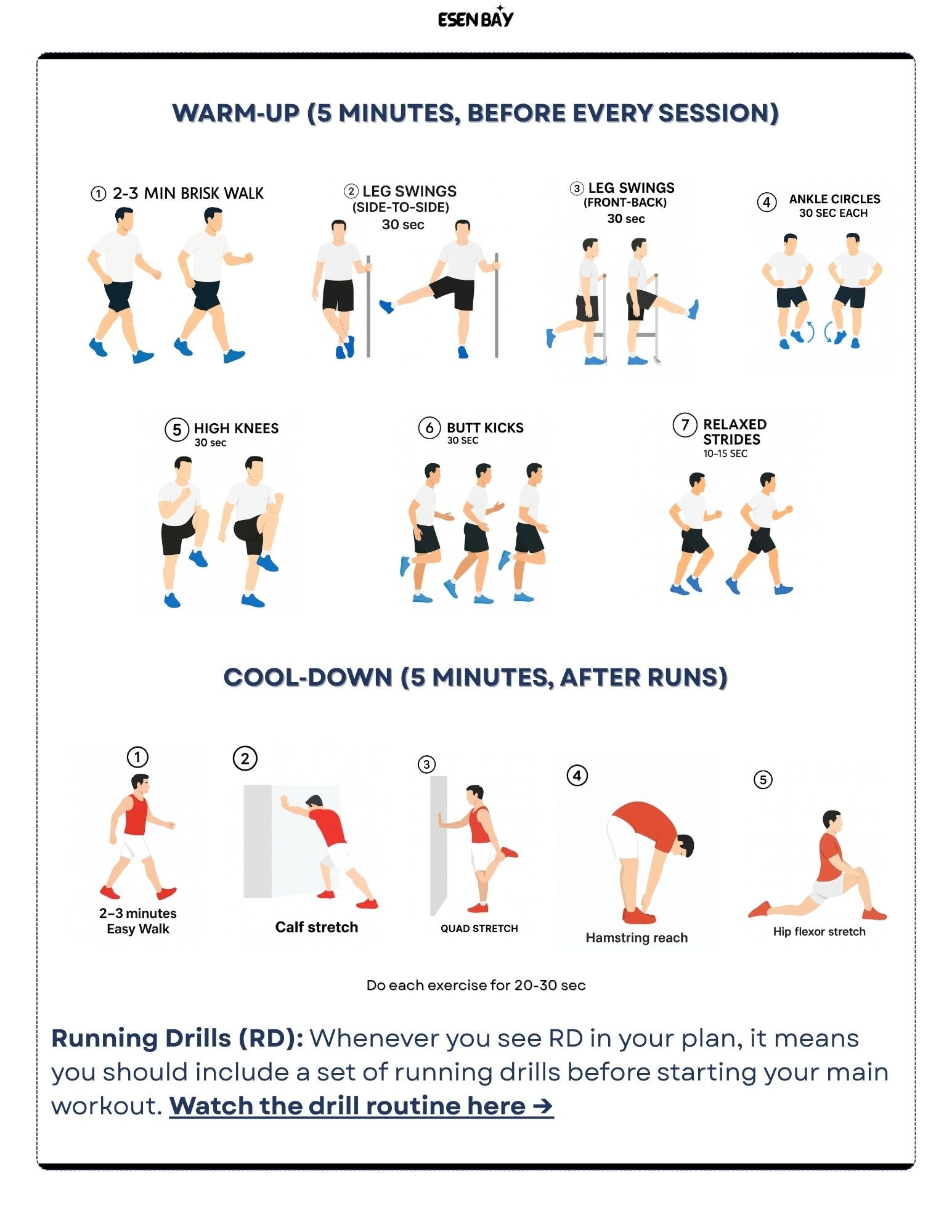All Half Marathon Sub Plans Bundle (SAVE 50%)