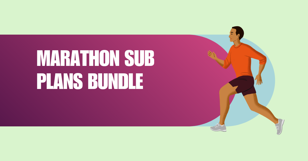All Marathon Sub Plans Bundle (SAVE 50%)