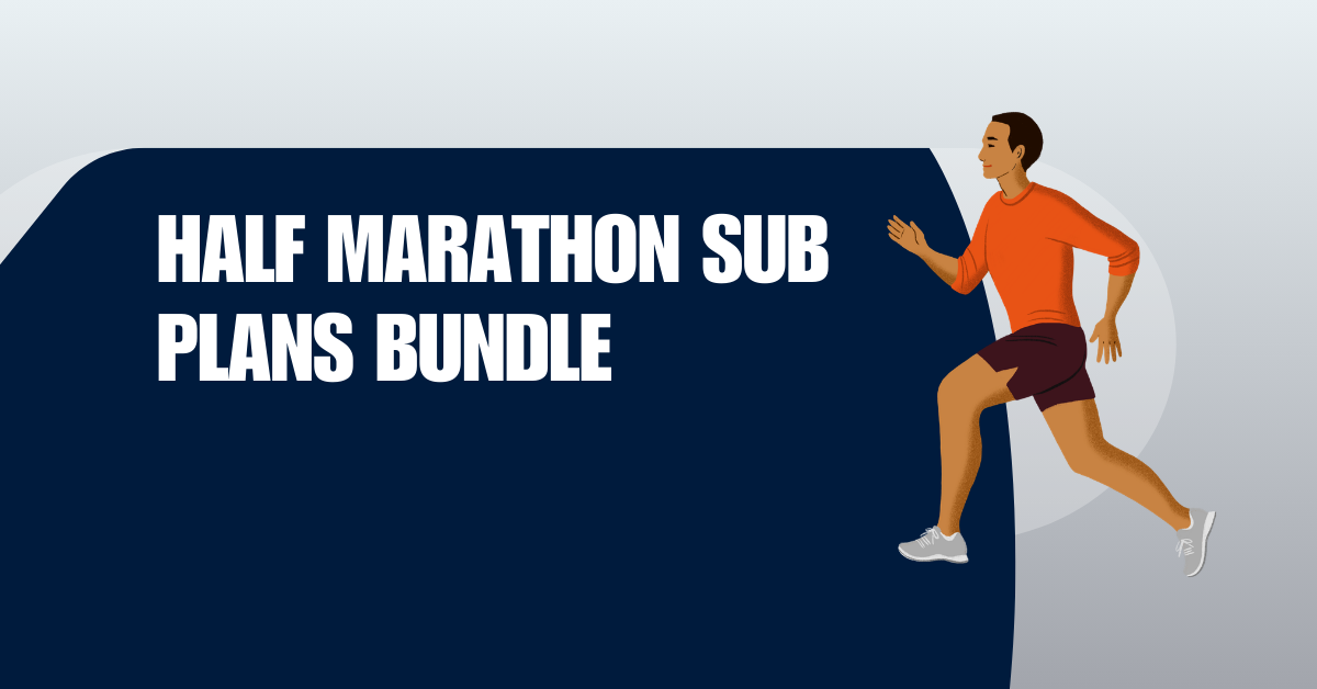 All Half Marathon Sub Plans Bundle (SAVE 50%)